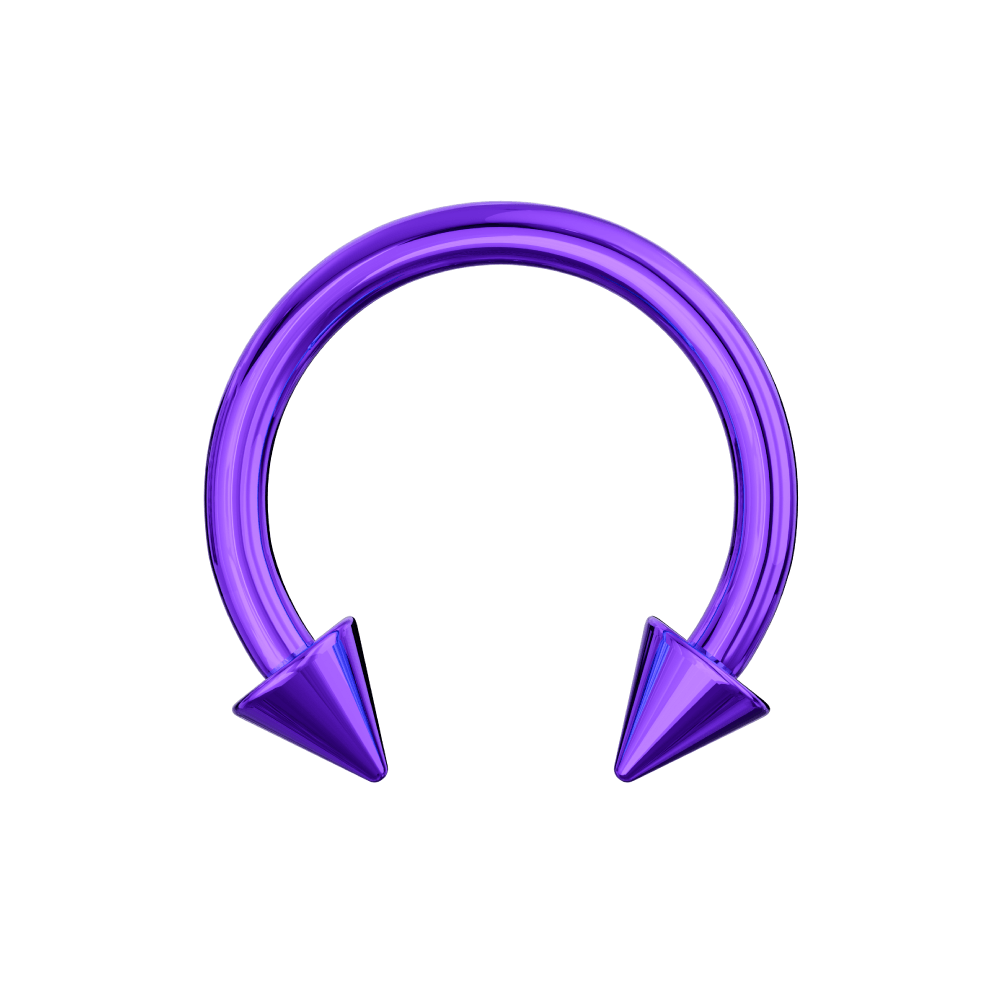 G23 Titanium Cone-End Circular Barbell