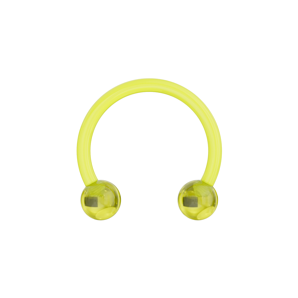 UV Circular Barbell With Basic UV Balls (Pack of 10)