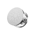 316L Synthesis Design Steel Flesh Tunnel with Flower Design