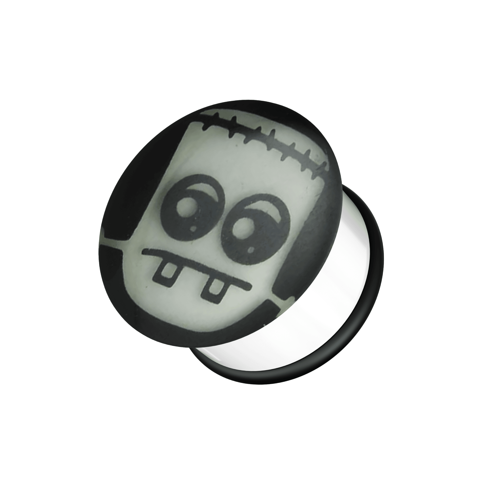 UV Halloween Glow In The Dark Ear Plug