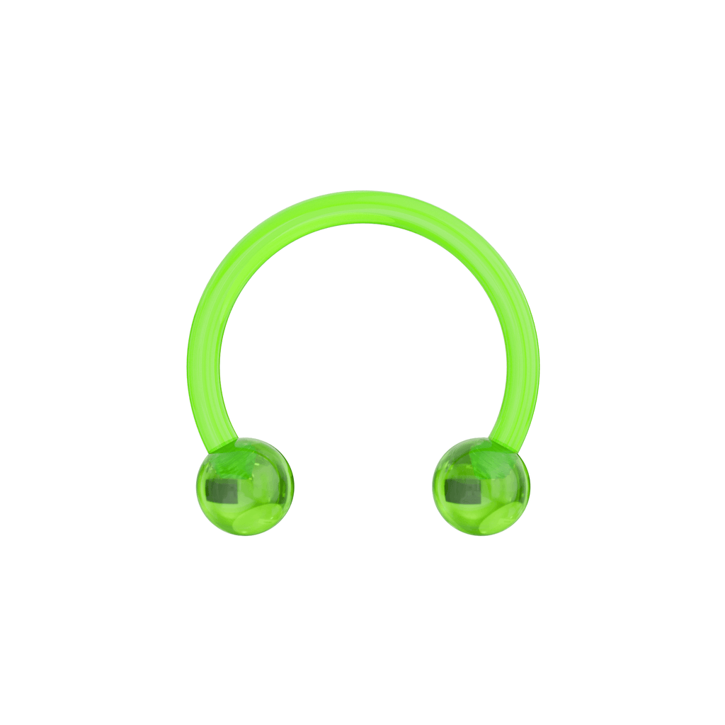 UV Circular Barbell With Basic UV Balls (Pack of 10)