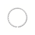 9K Gold Continuous Twister Hoop Nose Ring