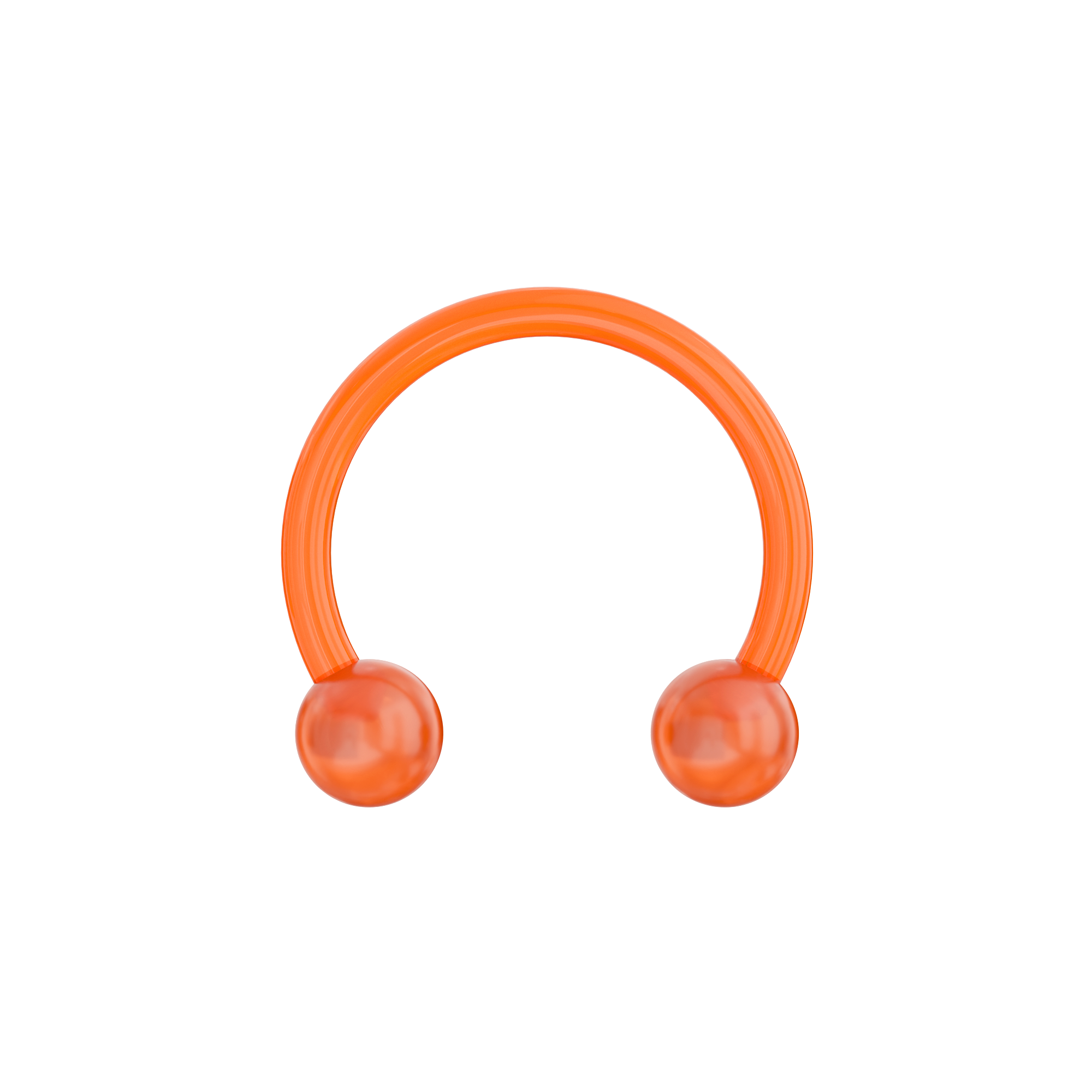 UV Circular Barbell With Basic UV Balls (Pack of 10)