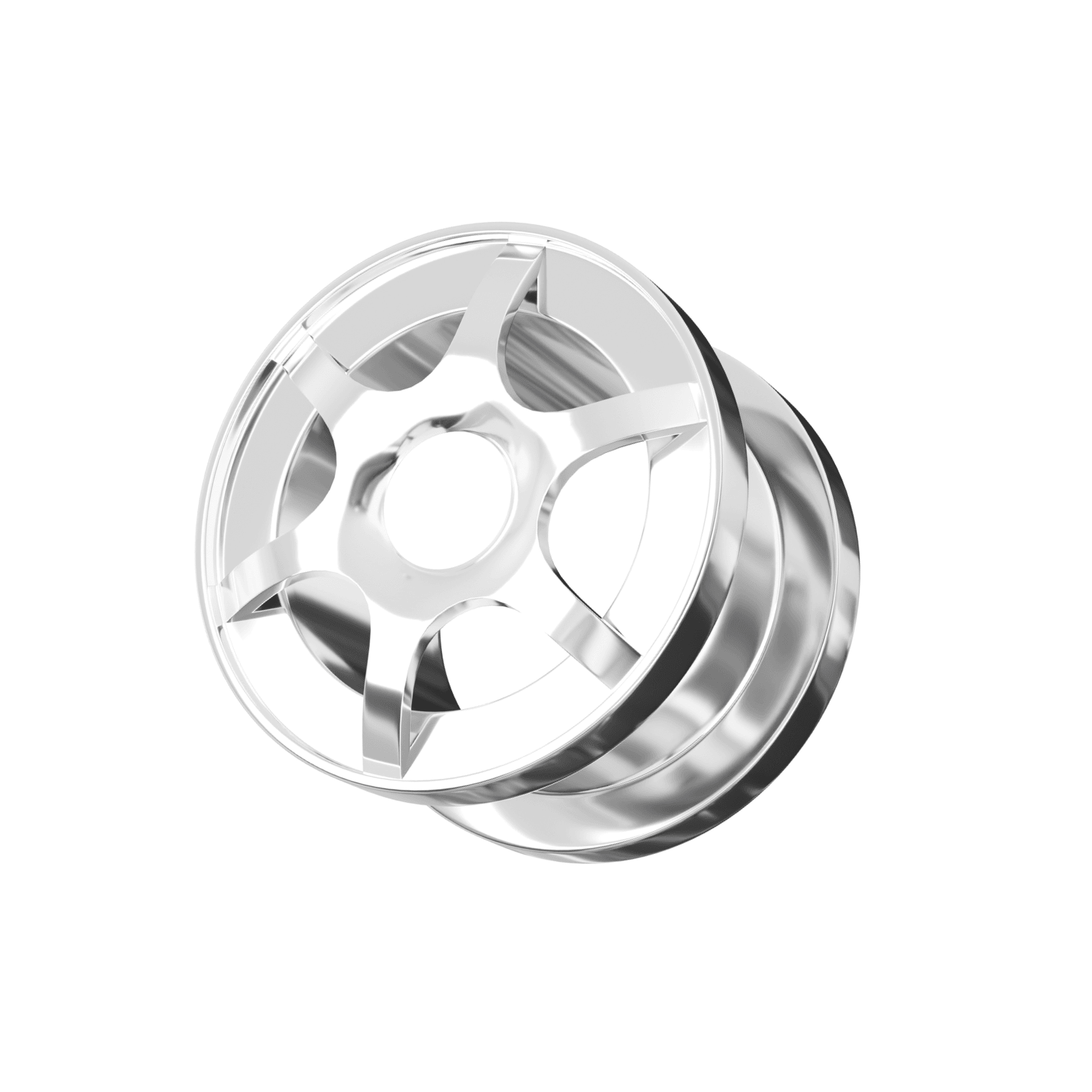 316L Surgical Steel Alloy Wheel Screw Fit Flesh Tunnel