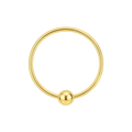 9K Gold BCR Hoop Nose Ring
