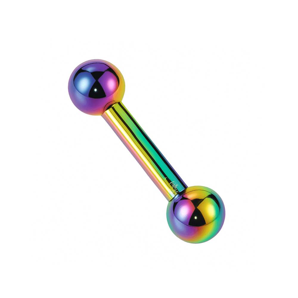 316L Surgical Steel Anodised Tongue Barbell with Ball
