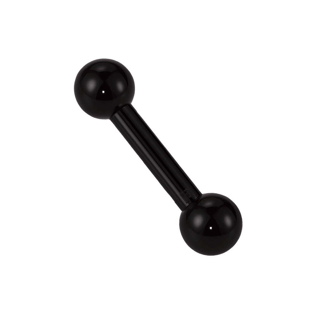 316L Surgical Steel Anodised Tongue Barbell with Ball