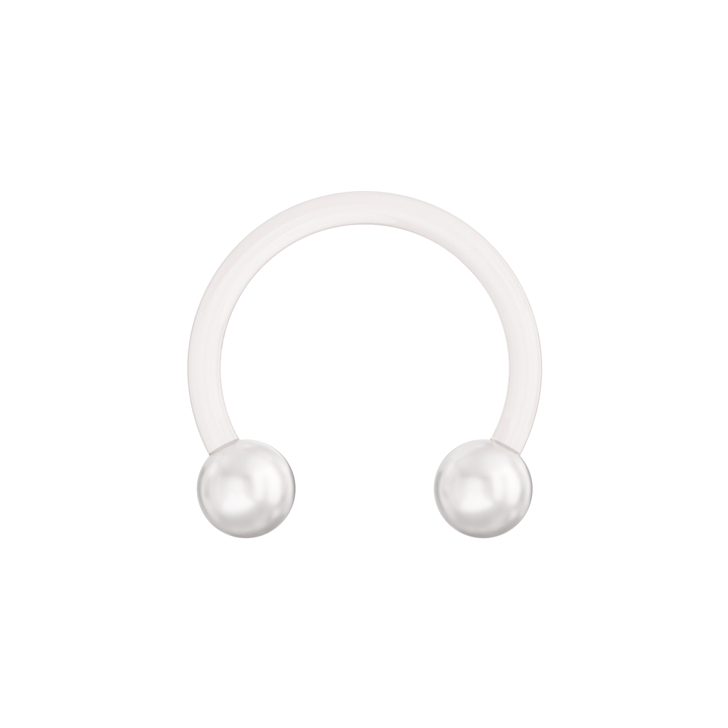 UV Circular Barbell With Basic UV Balls (Pack of 10)