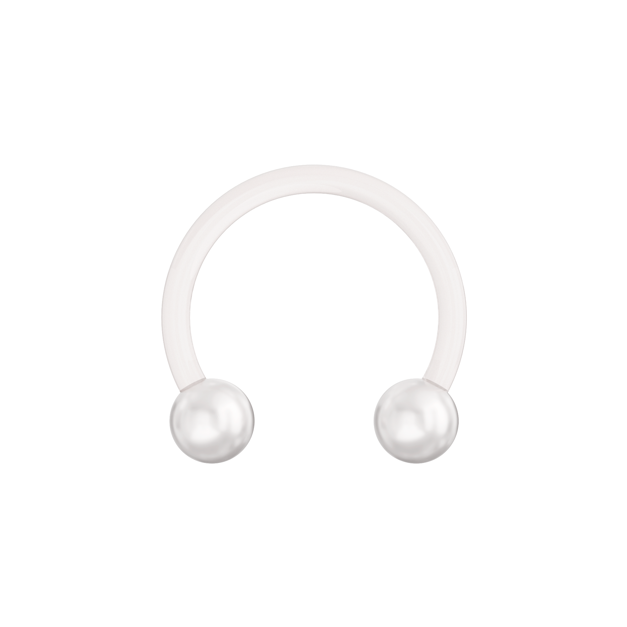 UV Circular Barbell With Basic UV Balls (Pack of 10)