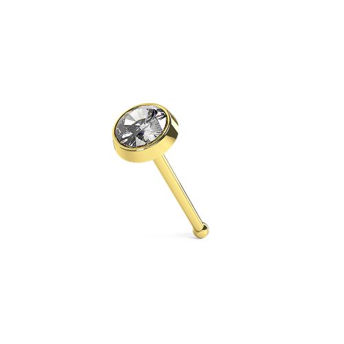 9K Gold Stone Studded Nose stud