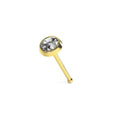 9K Gold Stone Studded Nose stud