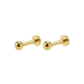 925 Sterling Silver Ball Top Labret Pair
