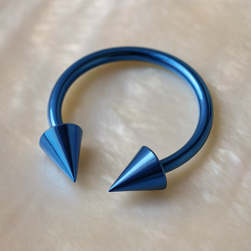G23 Titanium Cone-End Circular Barbell