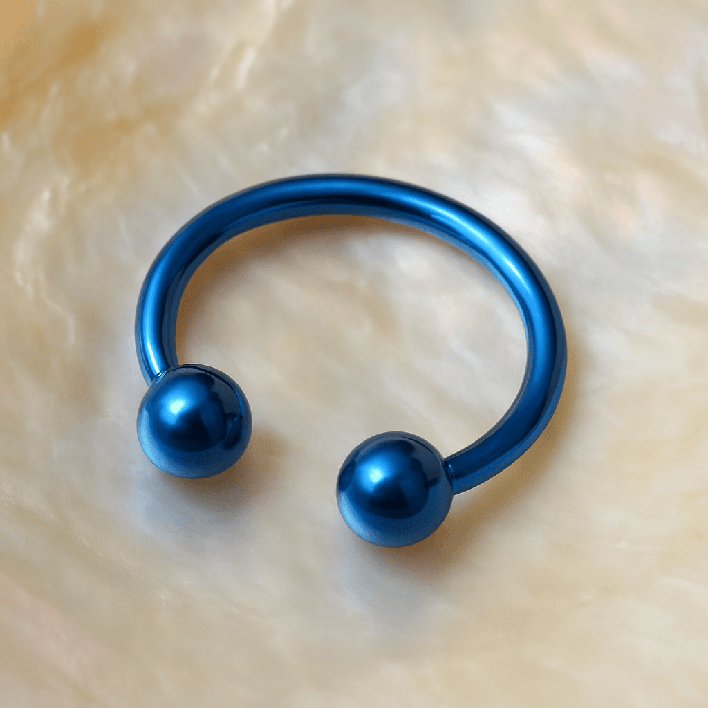 G23 Titanium Anodised Circular Barbell