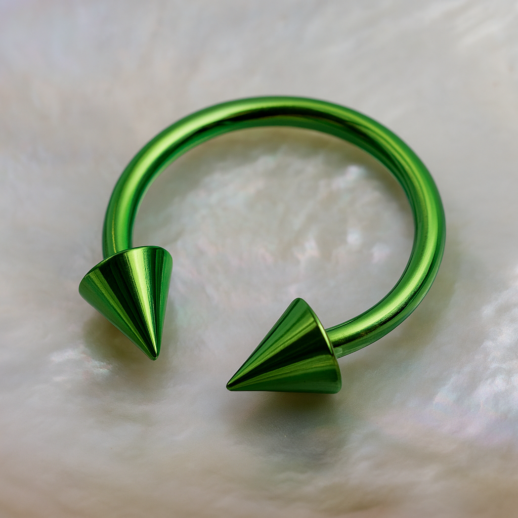 G23 Titanium Cone-End Circular Barbell