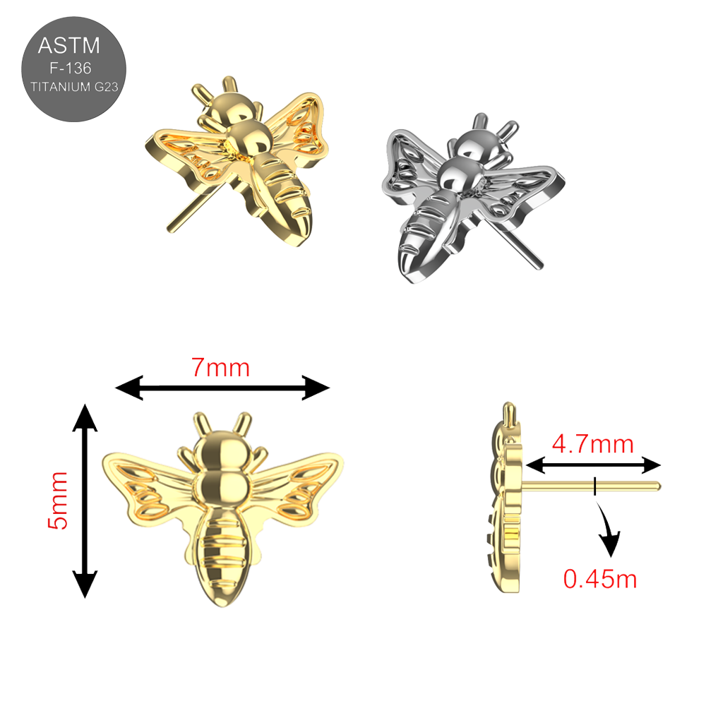 G23 Titanium Buzzing Bee Threadless Top