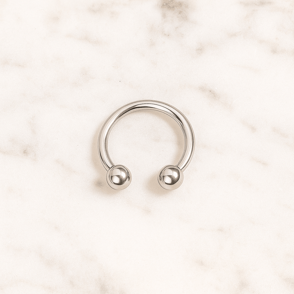 EO Gas Sterilised G23 Titanium Circular Barbell with Ball