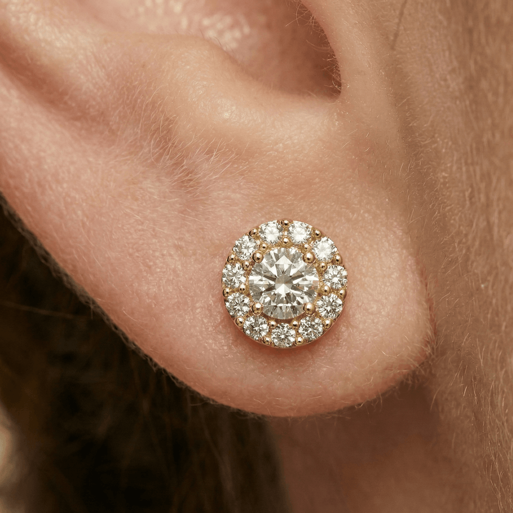 316L Surgical Steel Studded Flower Flatback Cartilage Ear Stud