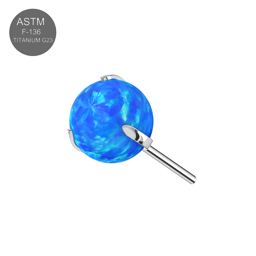 G23 Titanium Opal Ball Thread-less Push-Fit Top