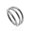 G23 Titanium Triple Stack Hinged Segment Clicker Ring