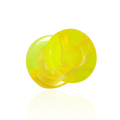 UV Yellow External Screw Fit Flesh Tunnel