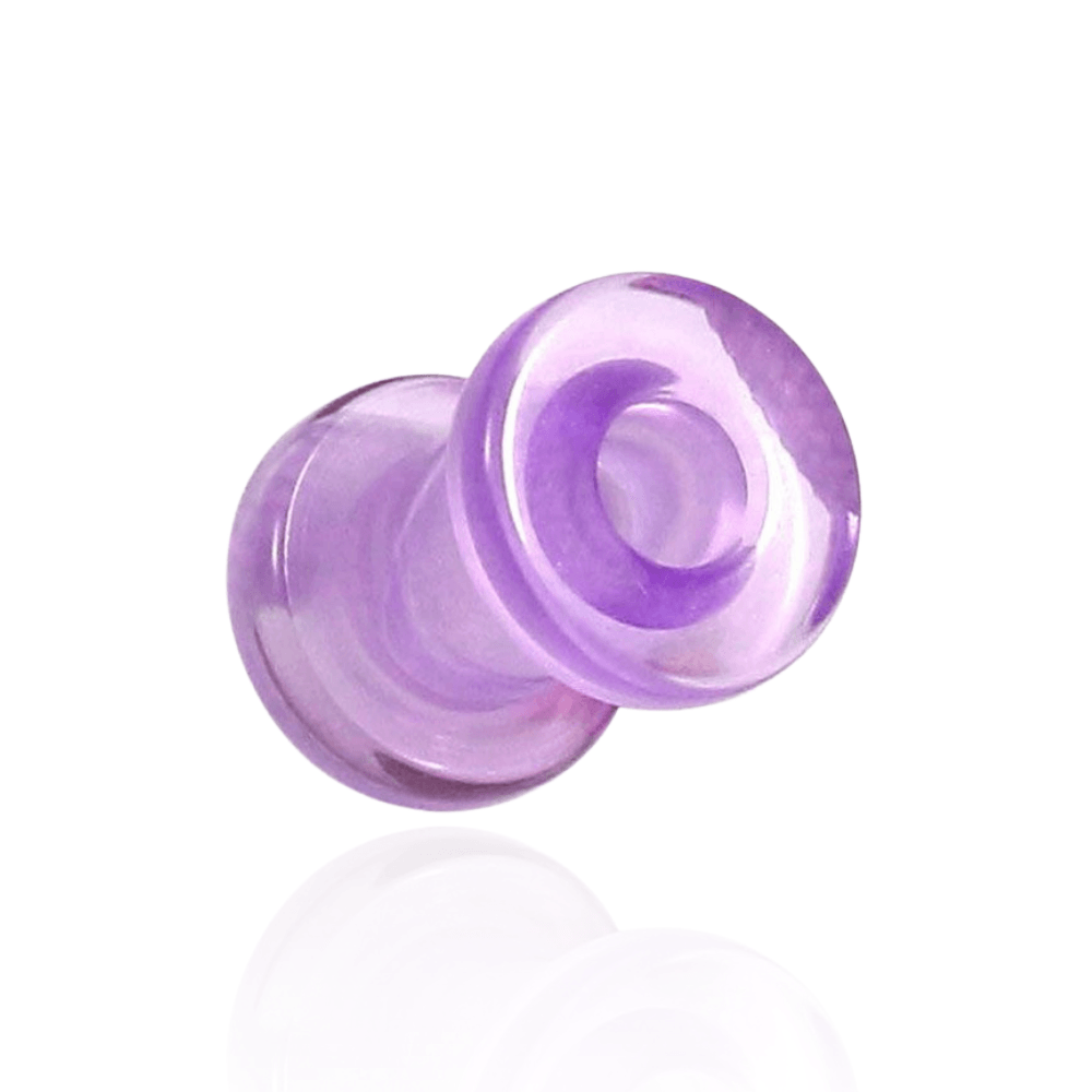 UV Purple External Screw Fit Flesh Tunnel