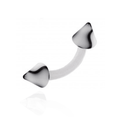 UV White Curved Bar with Printed UV Cone (Pack of 10)