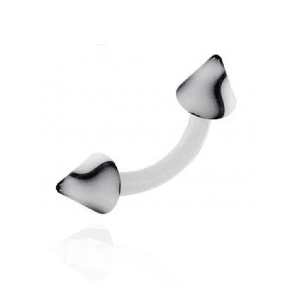UV White Curved Bar with Printed UV Cone (Pack of 10)