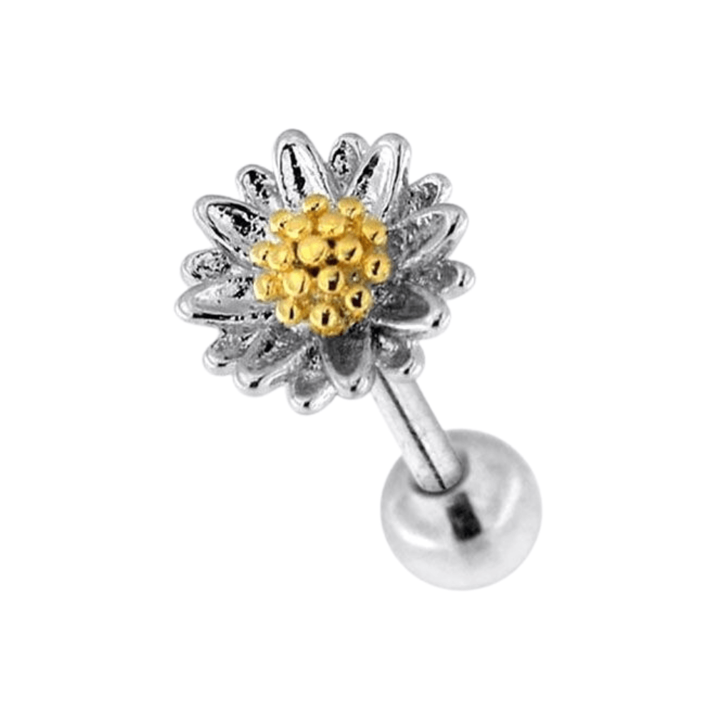316L Surgical Steel Daisy Flower Cartilage Ear Stud