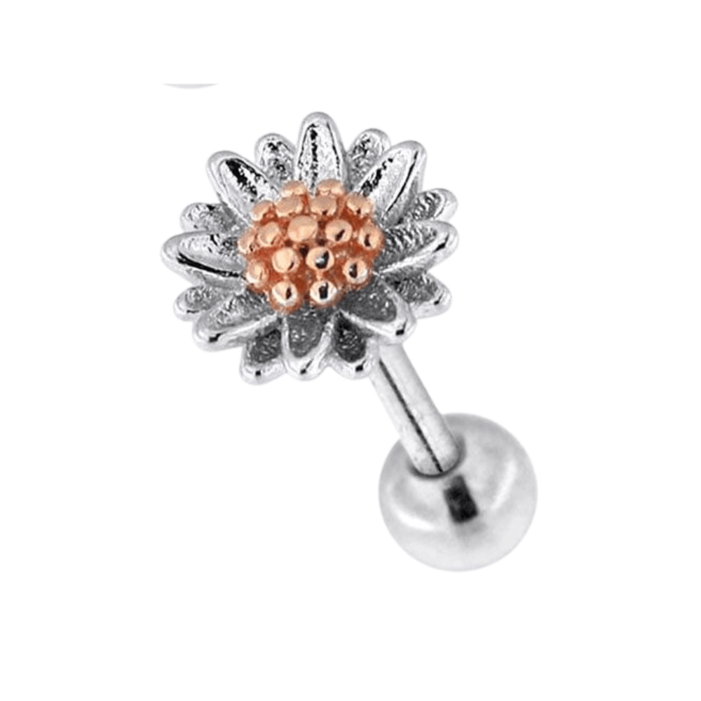 316L Surgical Steel Daisy Flower Cartilage Ear Stud