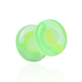 UV Green & Lime External Screw Fit Flesh Tunnel
