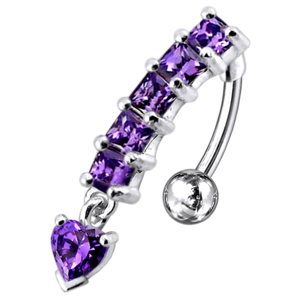 925 Sterling Silver Reverse belly Bar