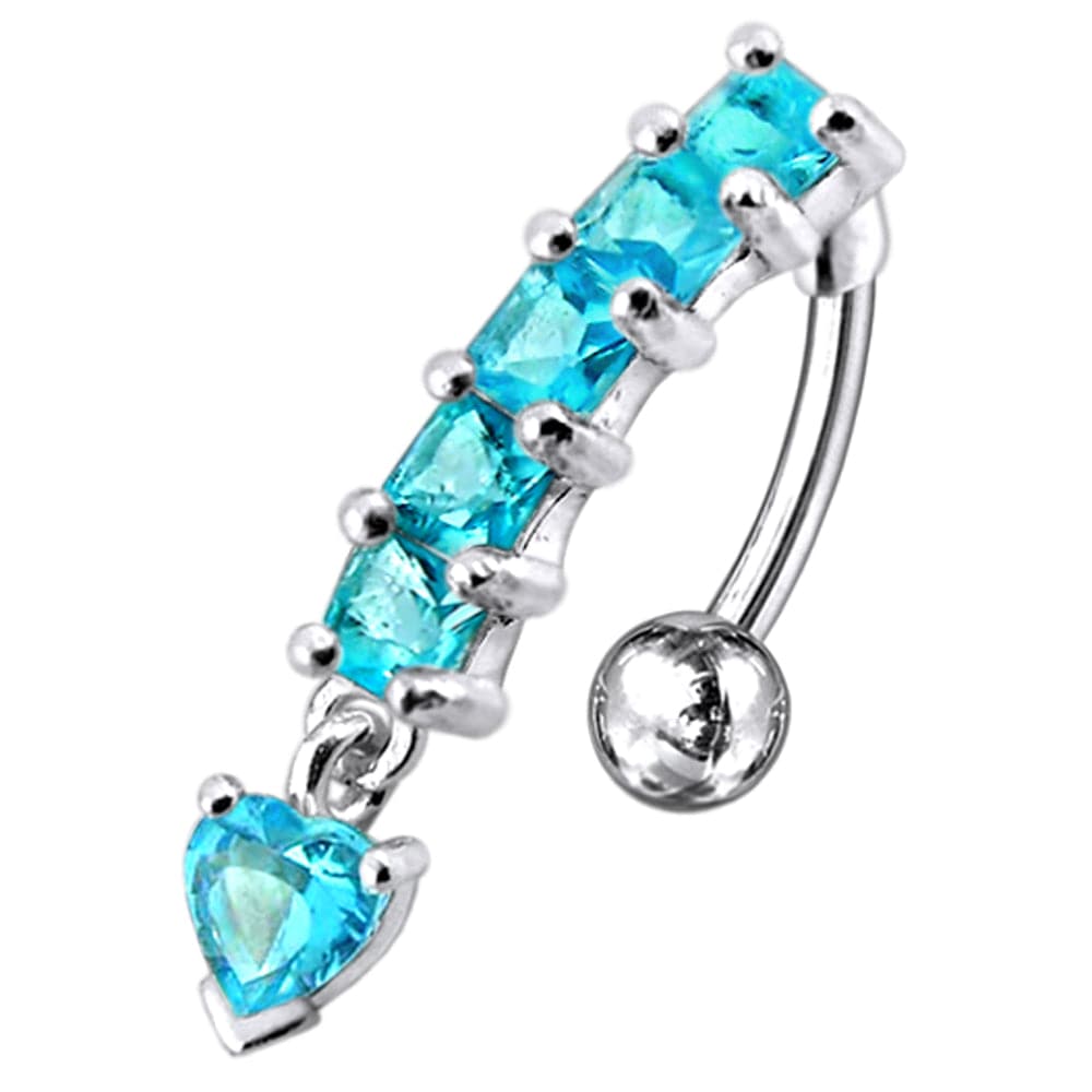 925 Sterling Silver Reverse belly Bar