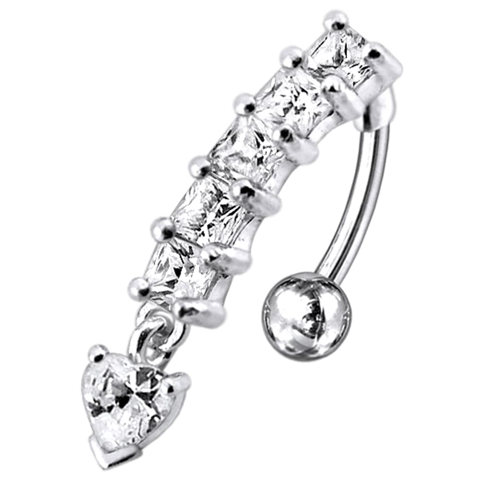 925 Sterling Silver Reverse belly Bar