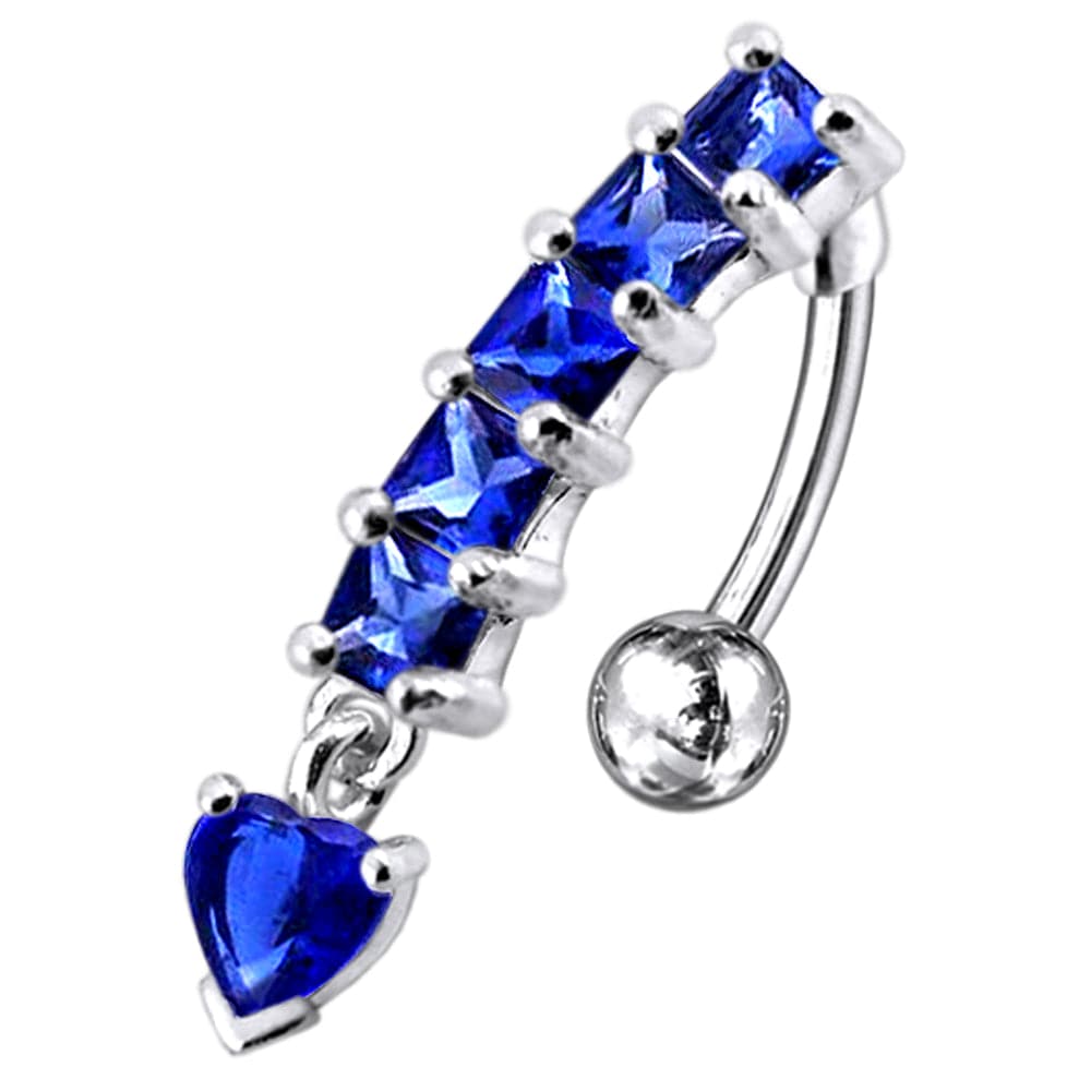 925 Sterling Silver Reverse belly Bar