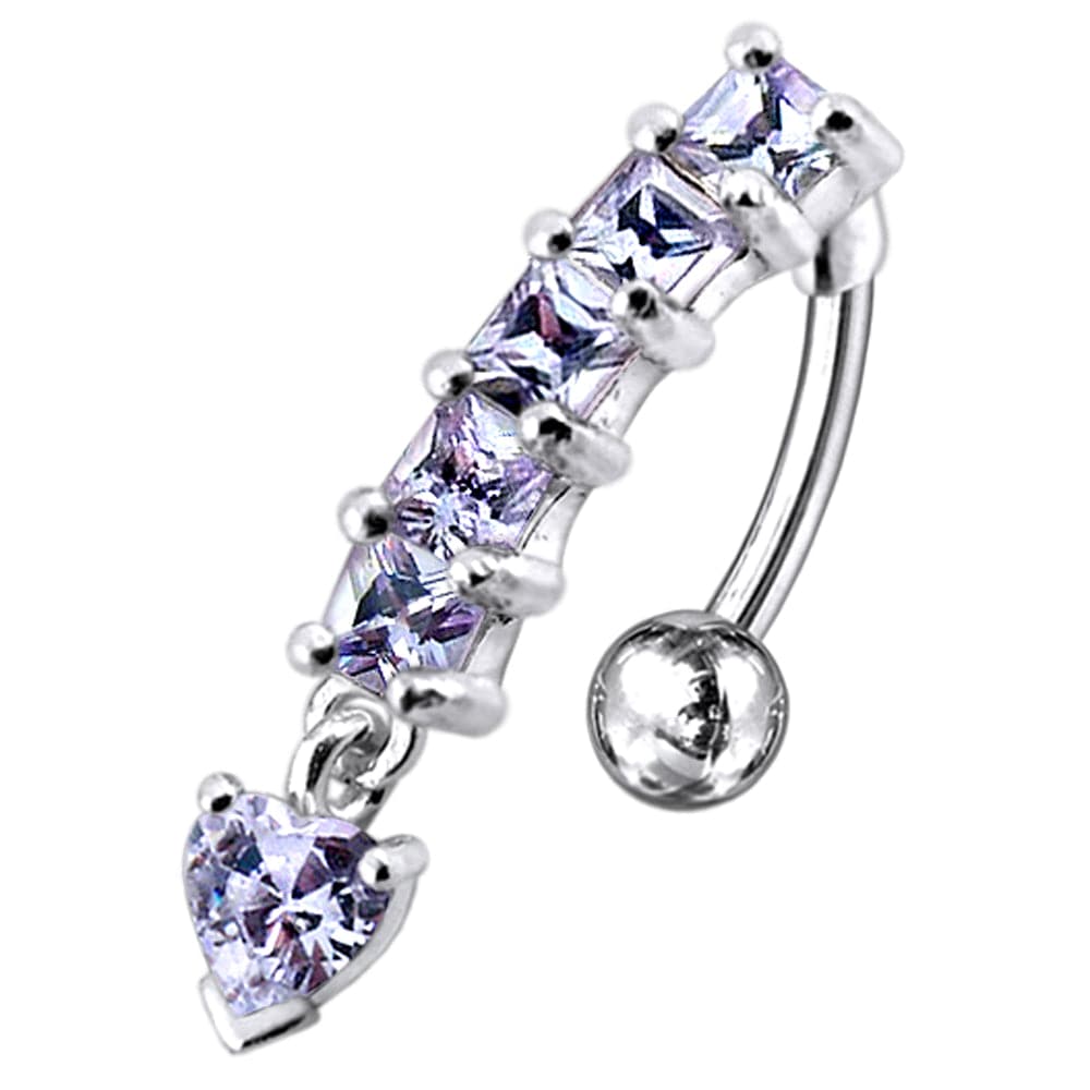 925 Sterling Silver Reverse belly Bar