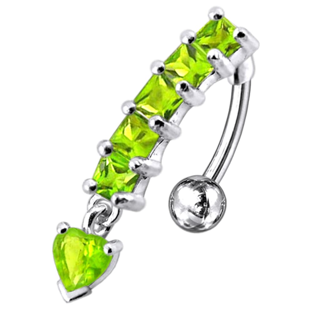 925 Sterling Silver Reverse belly Bar