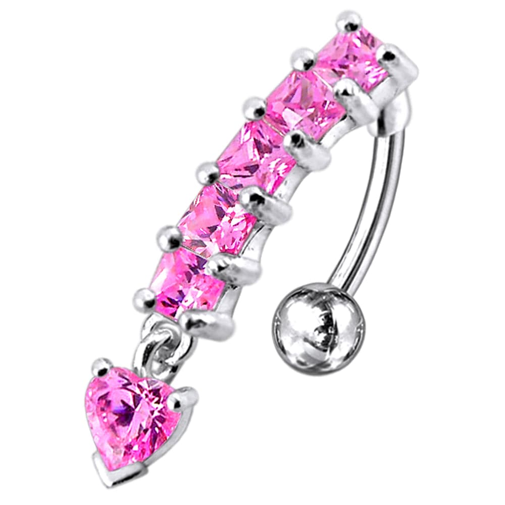 925 Sterling Silver Reverse belly Bar