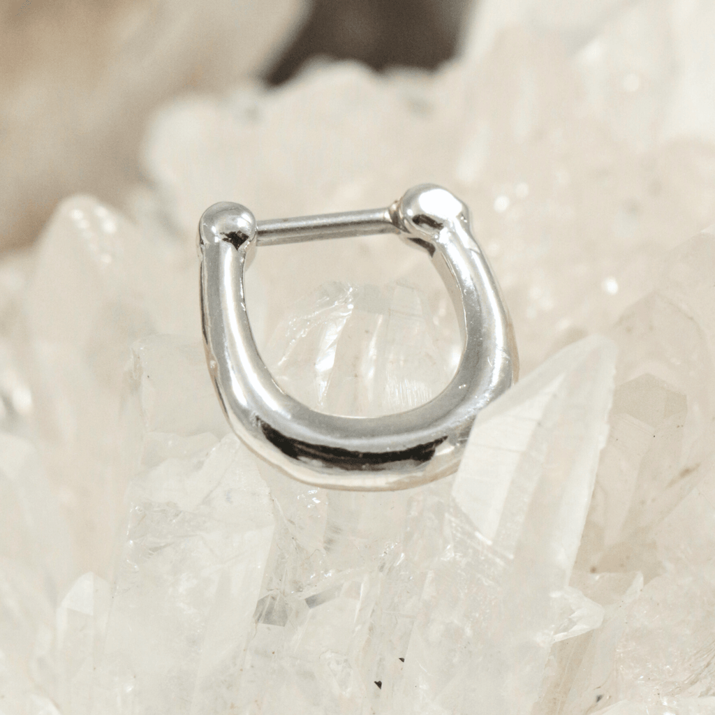 316L Surgical Steel Plain Style Septum Clicker Ring