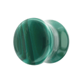 Synthetic Malachite Stone Saddle Ear Plug