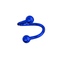 316L Surgical Steel Anodised Spiral with Balls