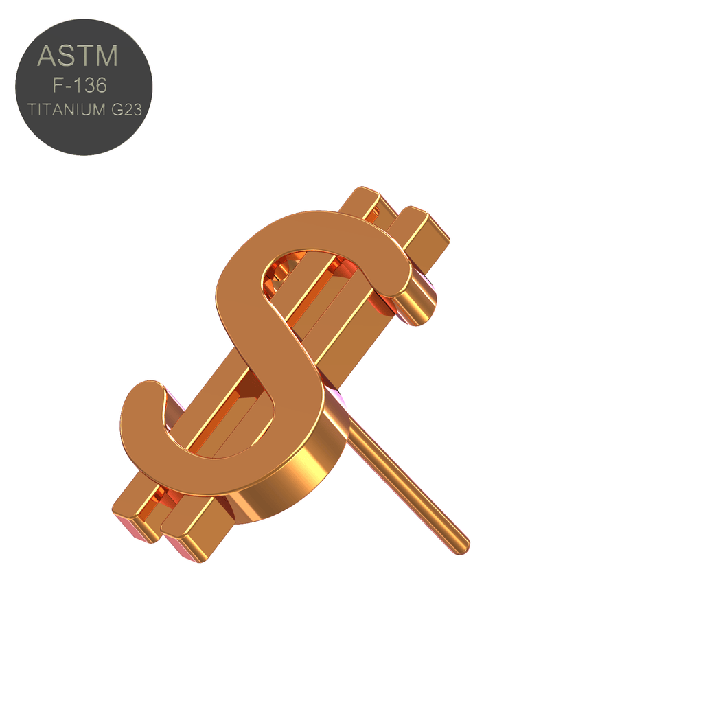 G23 Titanium Dollar Threadless Push-fit Top