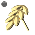 G23 Titanium Wheat Sheaf Design Thread-less Push-Fit Top