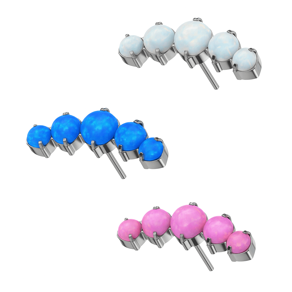 G23 Titanium Five Opal Ball Thread-less Push-Fit Top