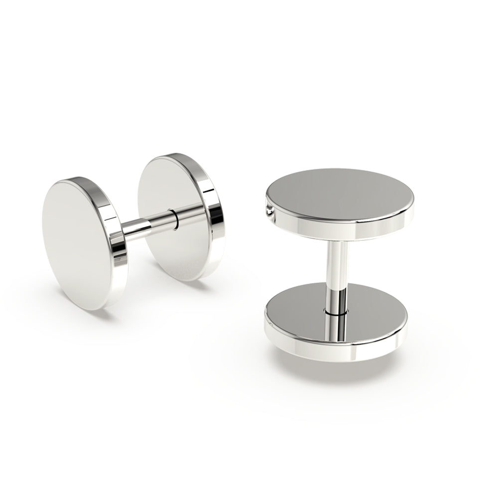 316L Surgical Steel Disc Fake Ear Plug