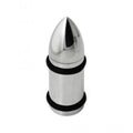 316L Surgical Steel Bullet with O-Rings Internally Threaded Tunnel