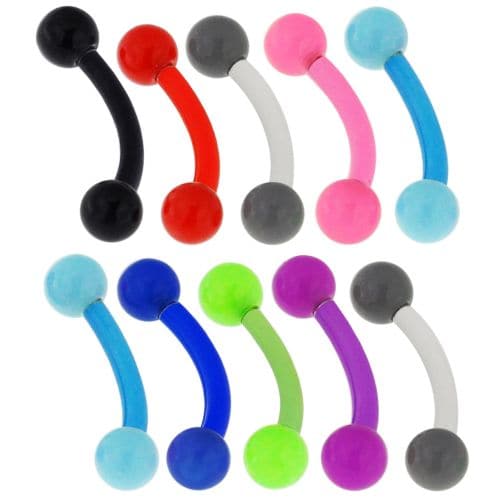 UV Curved Bar with Basic UV Balls (Pack of 10)