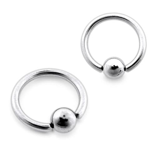 316L Surgical Steel Captive Bead Rings (BCR)