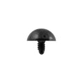 316L Surgical Steel Black Half Ball Dermal Anchor Tops