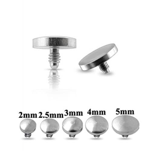 316L Surgical Steel Disc Dermal Anchor Top